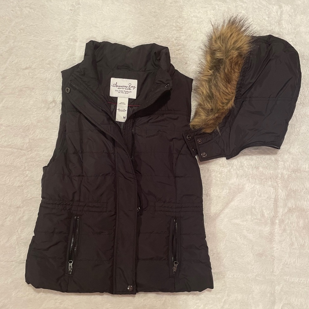 Removable Hooded Vest
